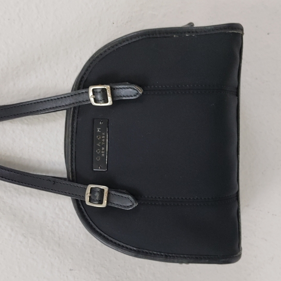 Coach Almost Vintage Neo-Dome Tote Bag Black Neoprene #6220 - Picture 3 of 16